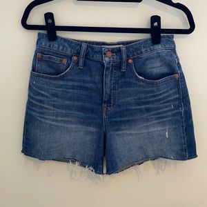 Madewell Curvy High-Rise Denim Short